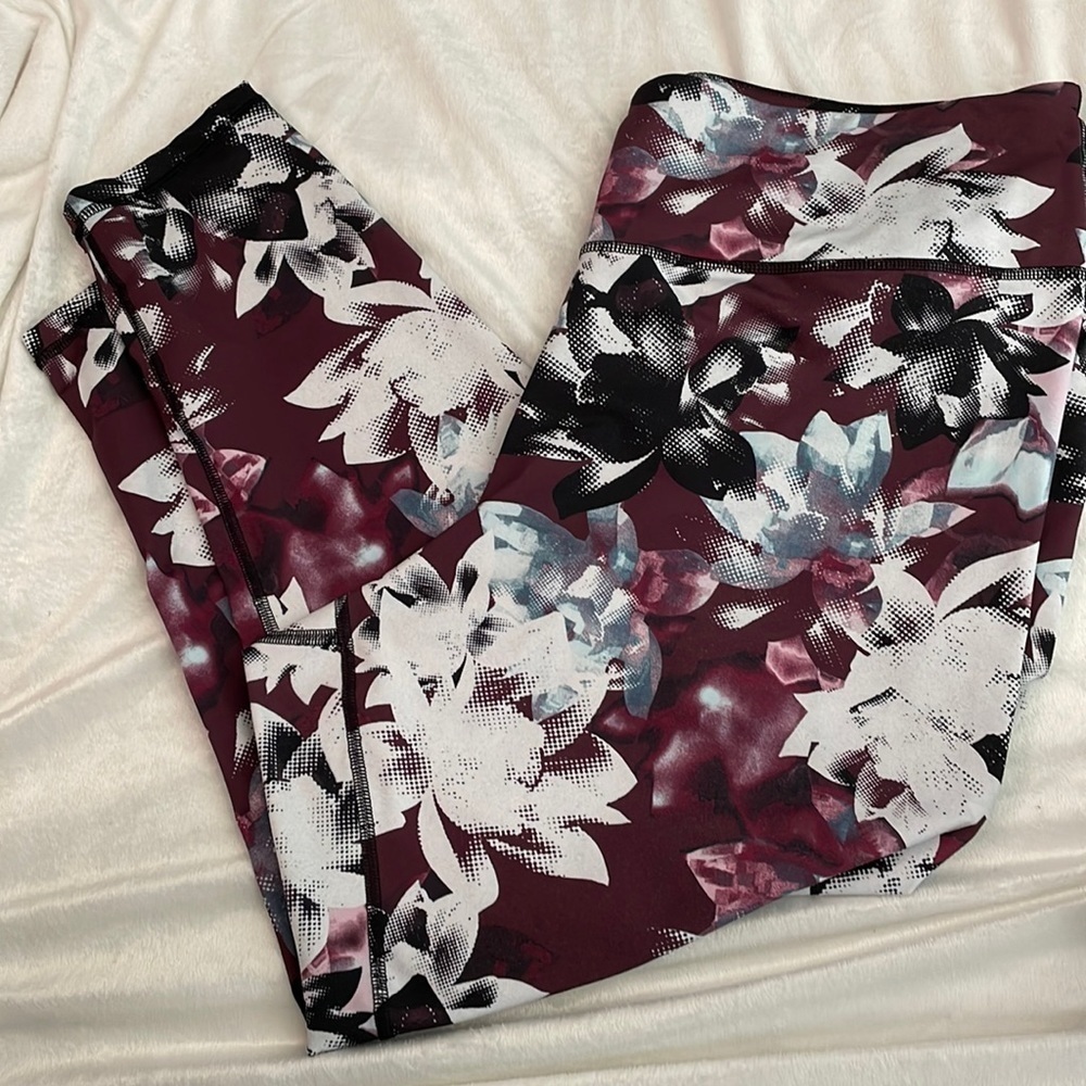 Nwot Zella Floral Leggings Size 3X